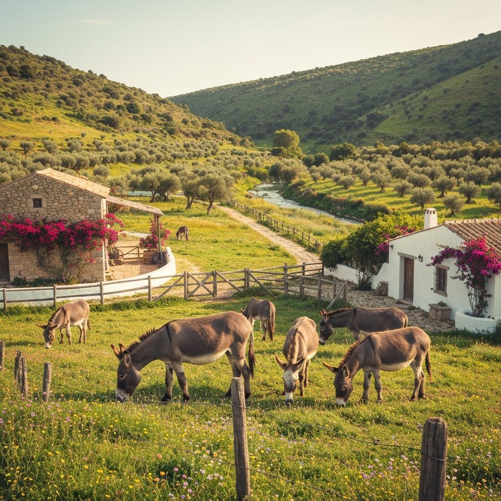 Donkey Farm Cyprus - Mediterranean Landscape